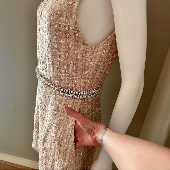 Alice & Olivia Ellis Pink Embellished Mini Dress NWT - Picture 9 of 16